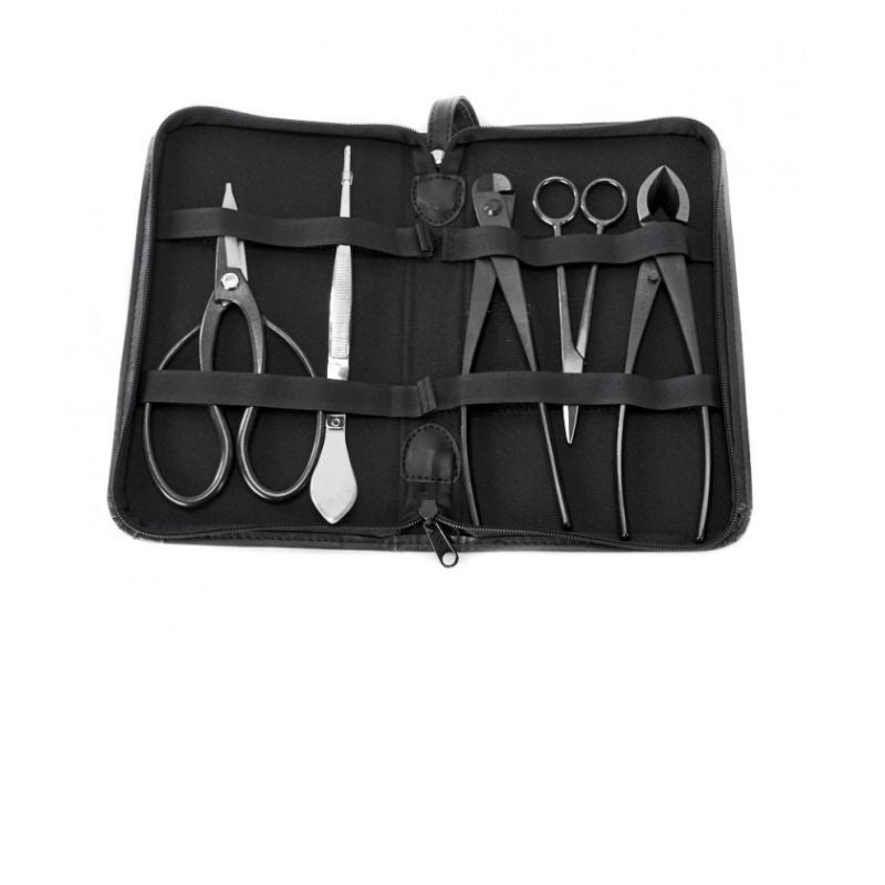 Trousse à 5 outils pour bonsai - Qualité supérieure en acier inoxydable