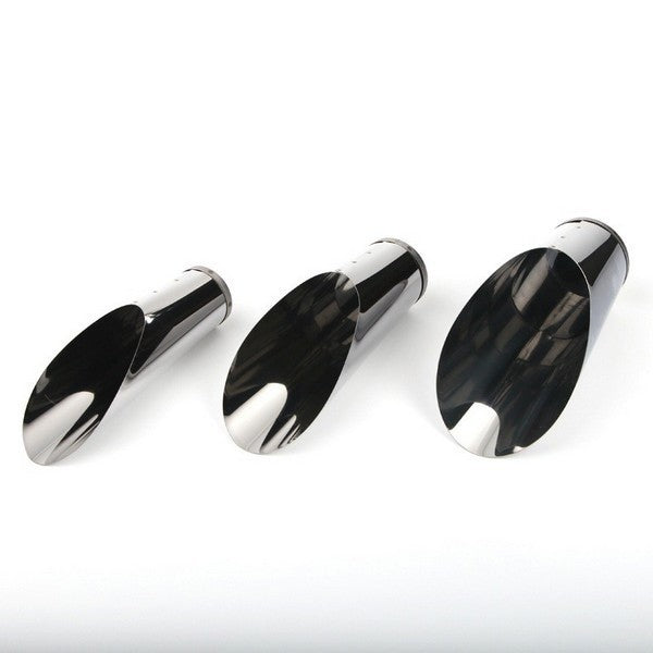 Set  de 3 pelles a substrat en Inox