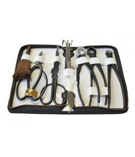 Trousse pour bonsaï Ryuga 7 outils - Qualité supérieure Japon