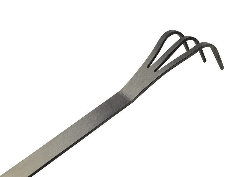 Rateau et spatule pour bonsai en inox Dingmu - 255 mm